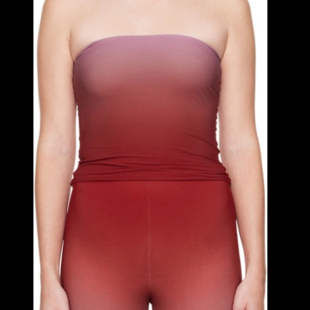 Lido tube top burgundy